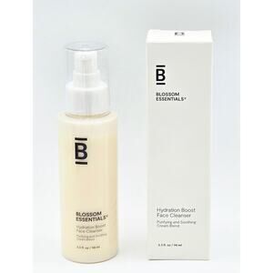 Blossom Essentials Hydration Boost Cleanser 3.3 Fl Oz NEW Vegan Gel Cleanser